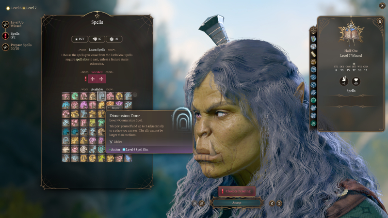 Dimension Door in BG3