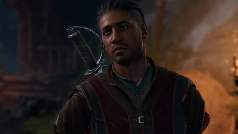 Baldur's Gate 3 Wyll companion guide night time