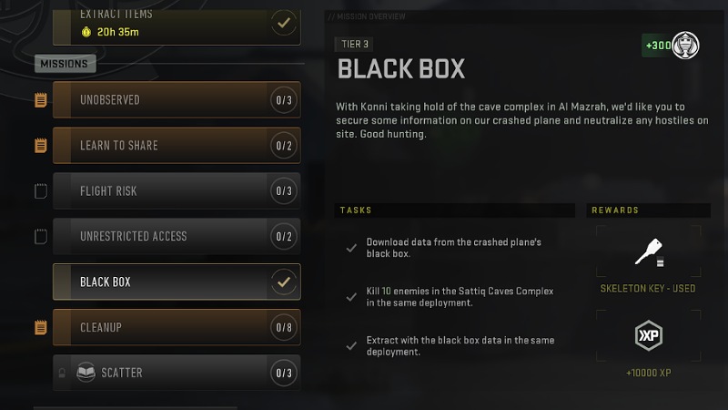 Black Box DMZ Mission Objectives