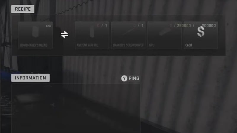 Bombmaker's Blend in DMZ