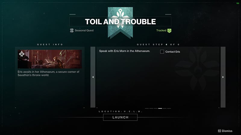 Contact Eris in Destiny 2