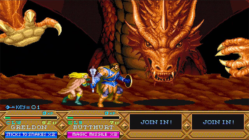 This arcade classic game uses Dungeons and Dragons Rules like Baldur's Gate 3.
