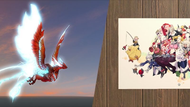 FFXIV Rising 2023 Event - Phoenix Mount