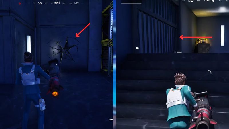 destroy weakened walls or security gates fortnite