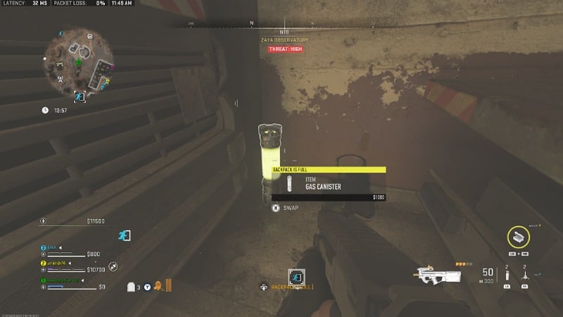 Gas Canisters in DMZ