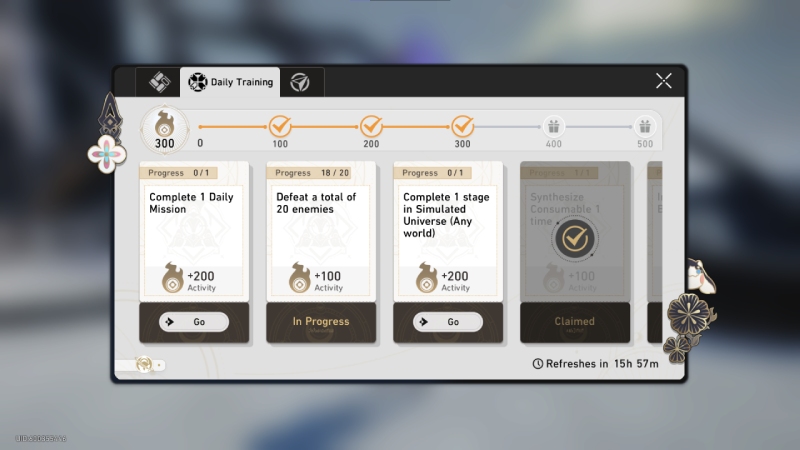 Genshin 4.1 Daily Commission Honkai