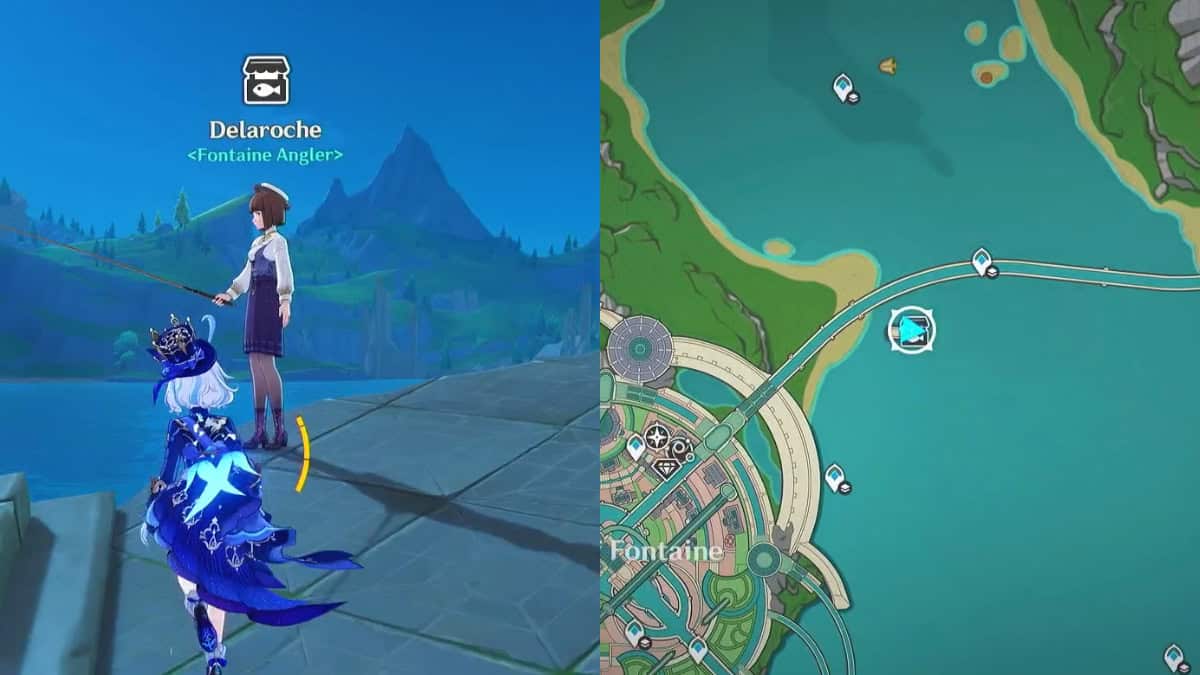 You can get Fleuve Cendre Ferryman from Delaroche in Genshin Impact.