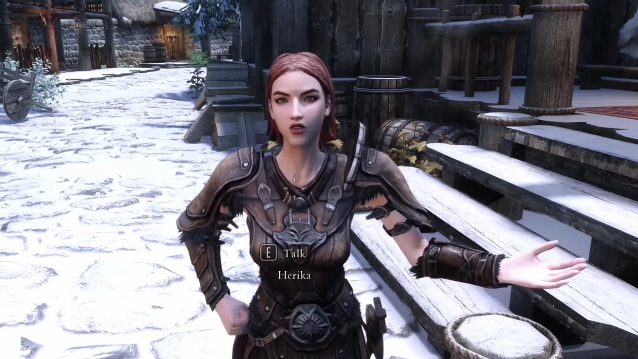 Herika The ChatGPT Companion Skyrim PC mod