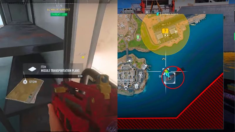 Missile Transportation Plan Map Location in DMZ