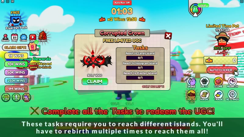 How To Get the Corrupted Crown in Grimace Race