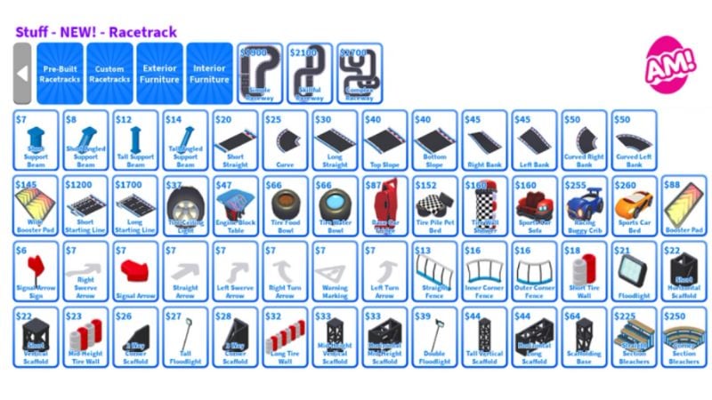 Racetrack House in Adopt Me