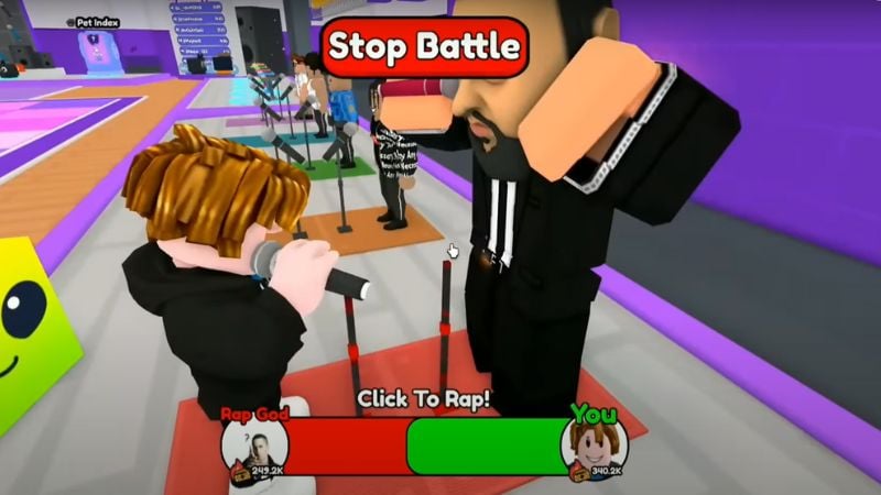 White Valkyrie Helm in Rap Battle Simulator