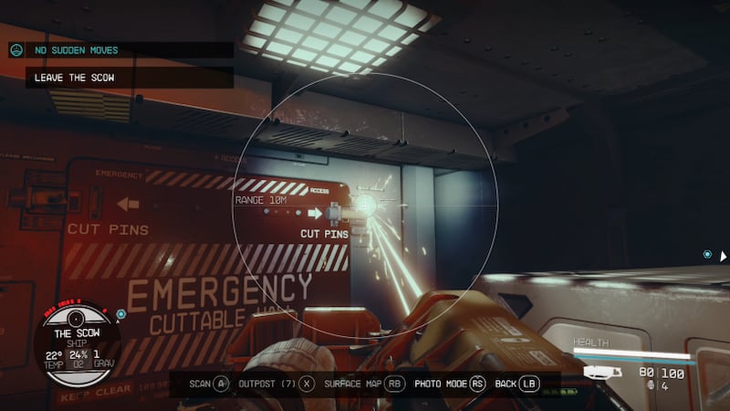 How to Get Through Emergency Cuttable Walls in Starfield