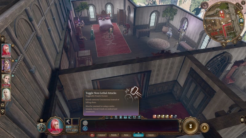 Baldur's Gate 3 Non-Lethal Attacks