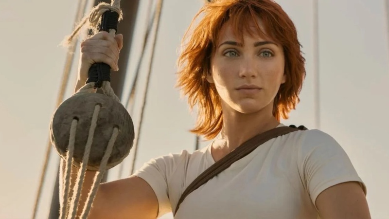 Netflix live-action One Piece Nami, played by Emily Rudd