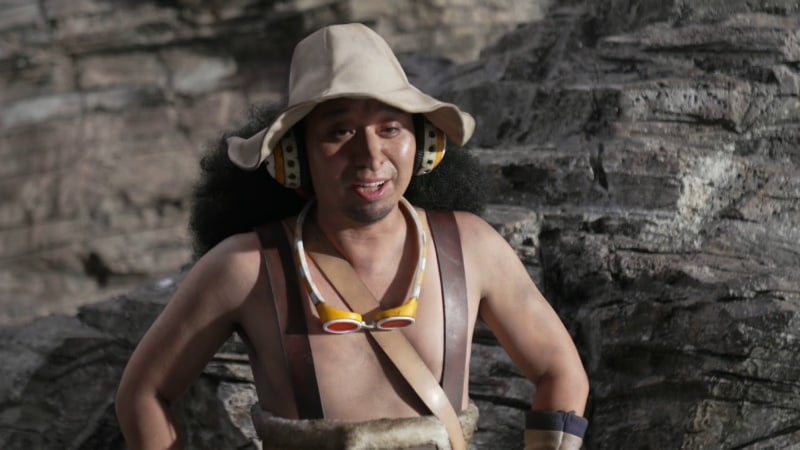 Usopp, played by Jacob Romero Gibson
