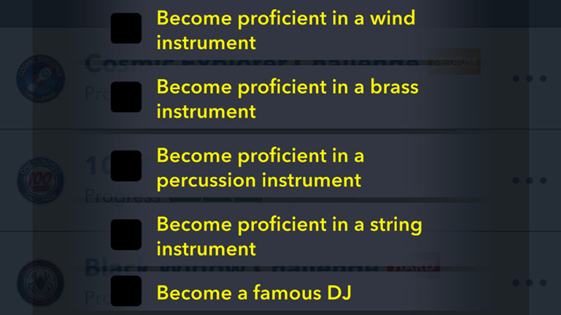 One-Person Band Challenge Tasks