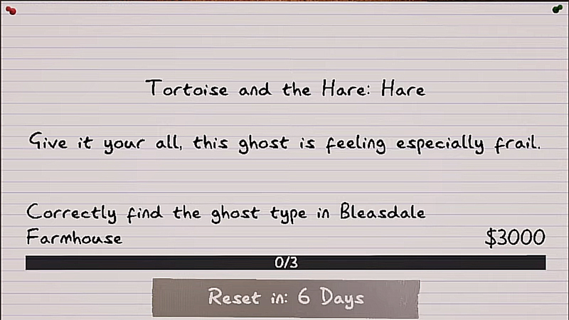 Phasmophobia Tortoise and the Hare Challenge Explained