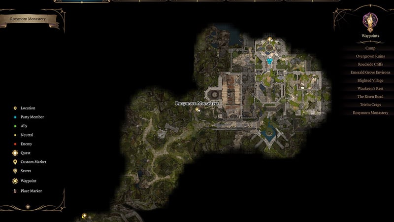 Baldur's Gate 3 Stained glass Puzzle Location