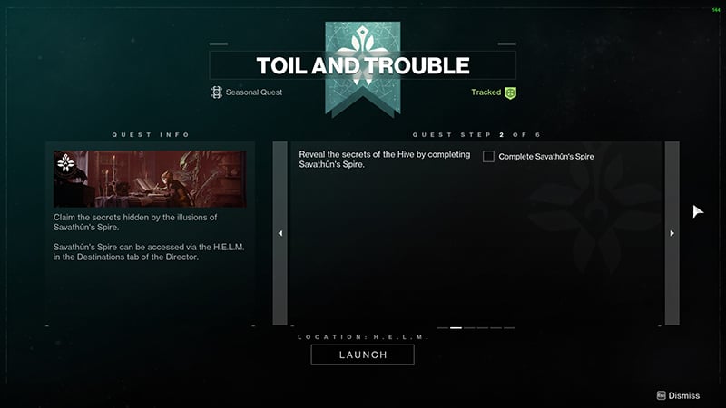 Complete Savathun's Spire in Destiny 2