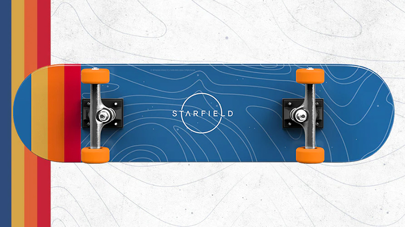 Starfield Aerial Skate Deck Merchandise