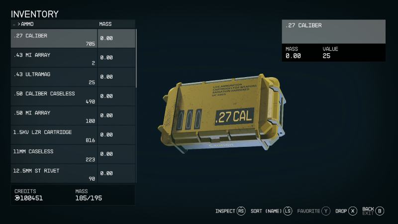 Starfield Ammunition