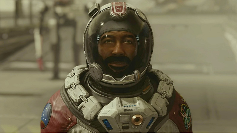 Barrett is yet another great choice for romance companions in Starfield.