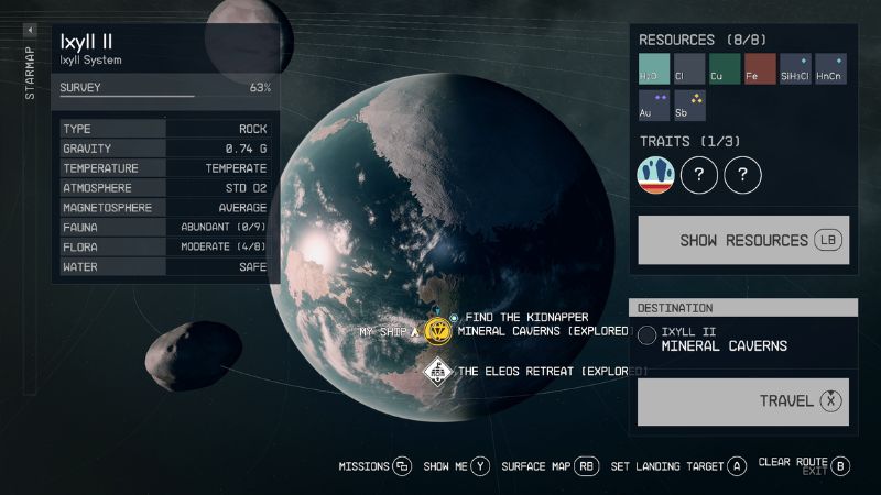 starfield fast travel