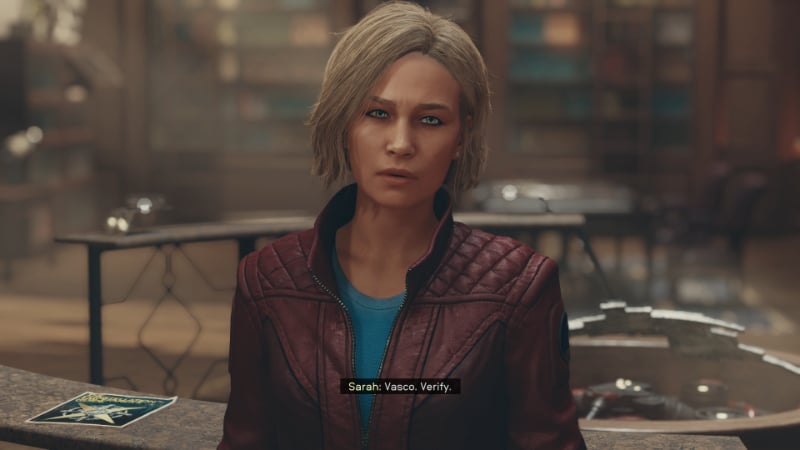 Close-up of an NPC in Starfield