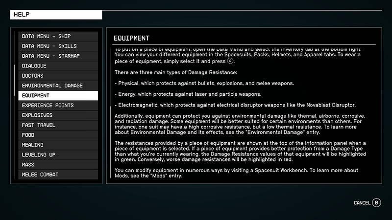 Starfield Armor Stats Explained