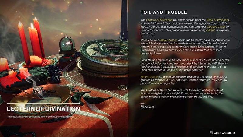 Lectern of Divination in Destiny 2