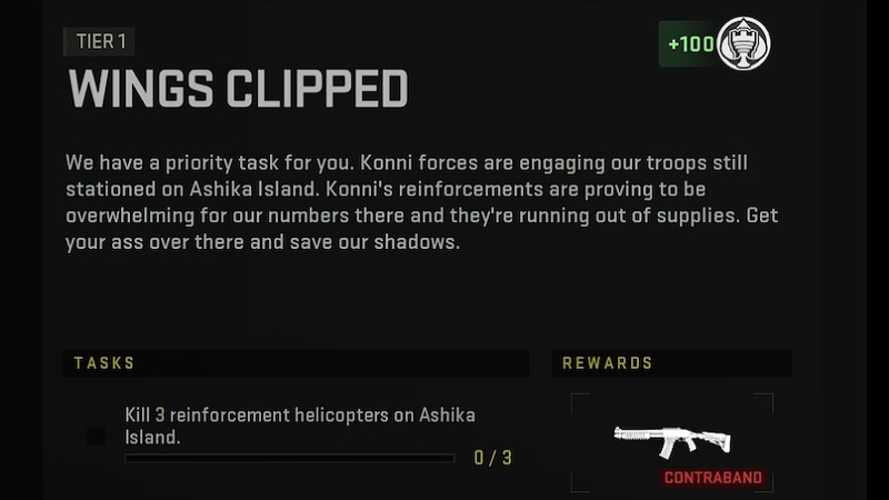 Wings Clipped DMZ Mission Objectives