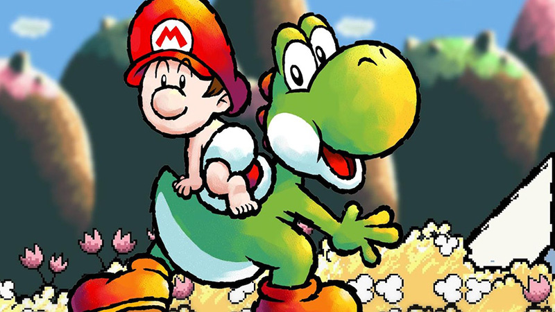 Yoshi is a classic side-kick in video game history.