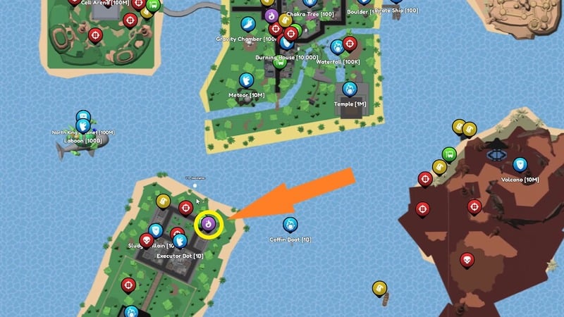 Anime Fighting Simulator X Quirks Location