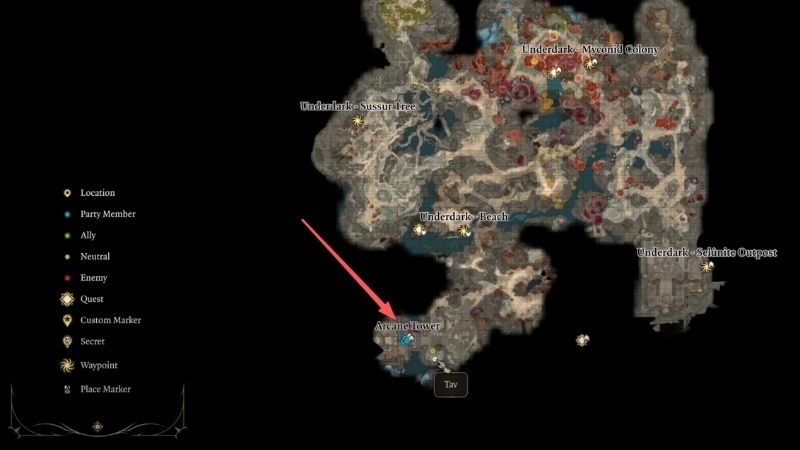 Arcane Tower in Baldur’s Gate 3