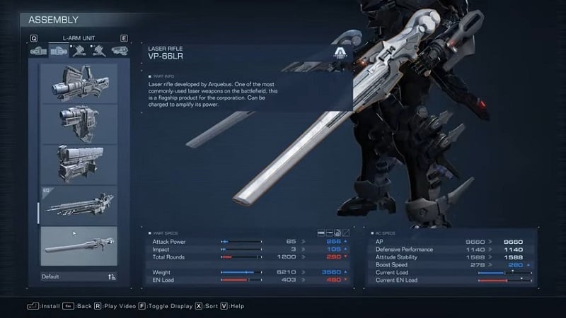 Armored Core Laser Rifle