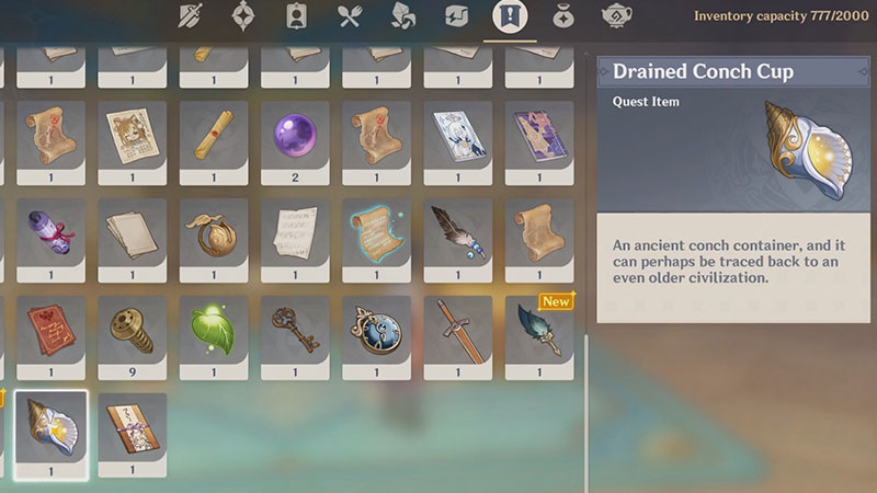 Genshin Impact: How To Use Drained Conch Cup