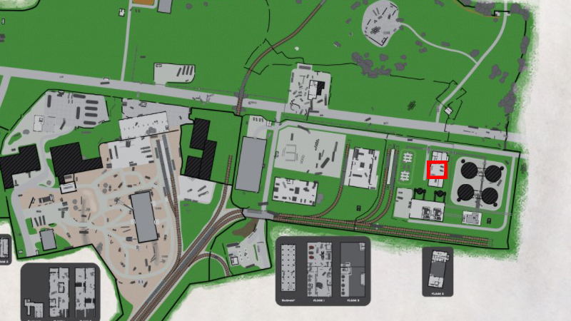 EfT Customs location for TerraGroup Trail 13