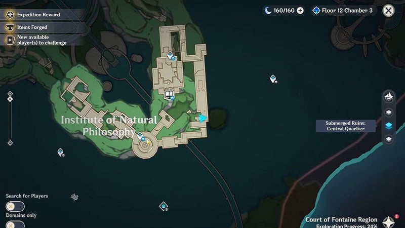 Location of the Door to Use the Key