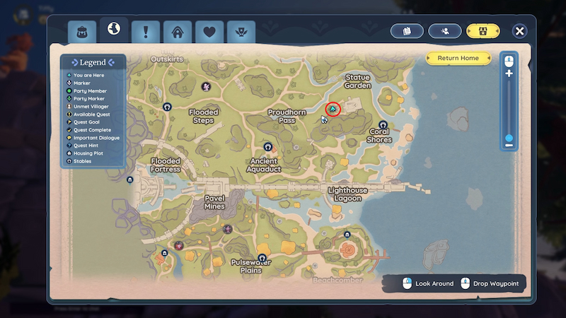 heat roots location palia