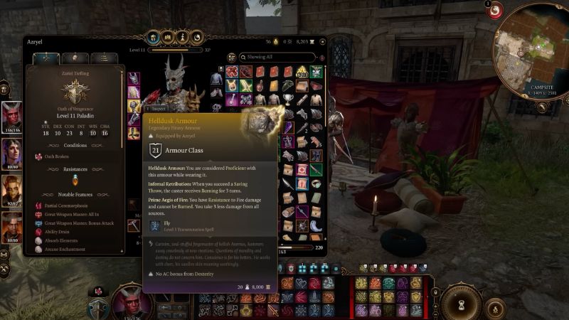 The Effects of Helldusk Armor in Baldur’s Gate 3