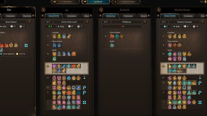 How To Prepare Spells Baldur's Gate 3