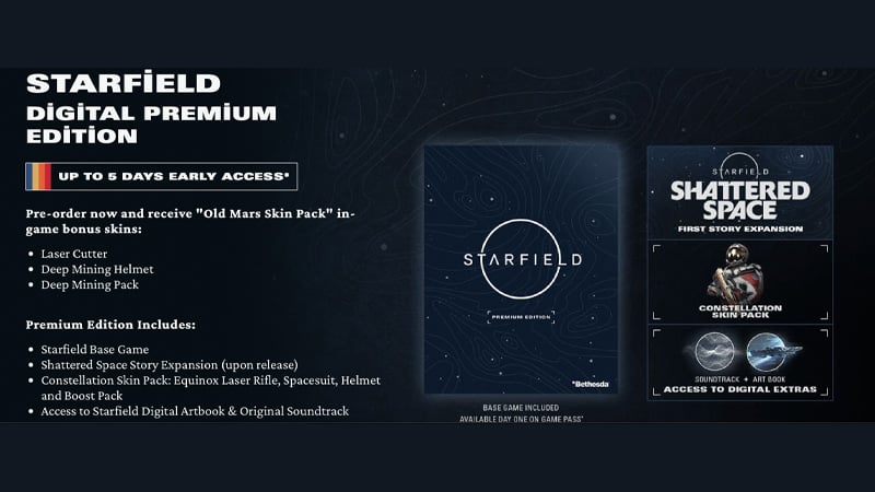 pre-order starfield premium edition