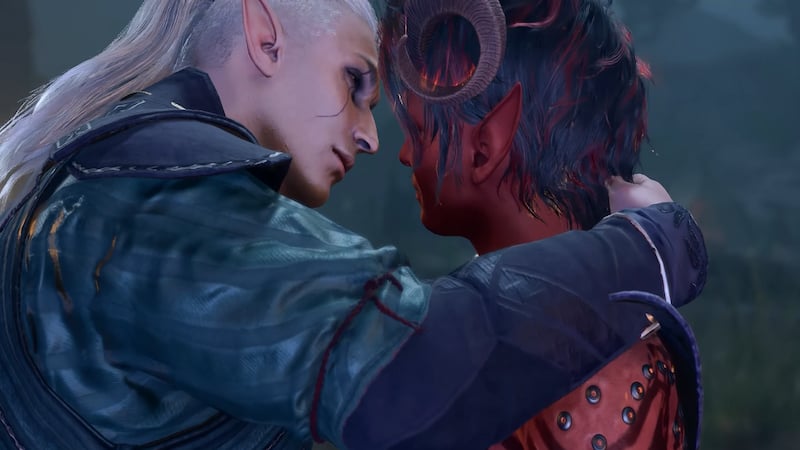 karlach kiss scene bg3