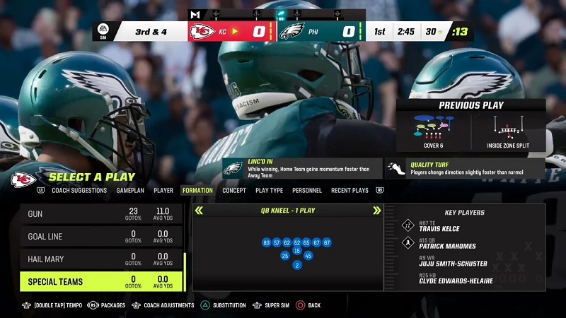 Madden 24 Kneel the Ball