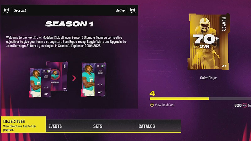 Next Era Season 1: Madden 24 Ultimate Team Field Pass Rewards