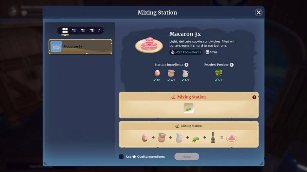 Palia: How To Get the Macaron Recipe palia macaron recipe