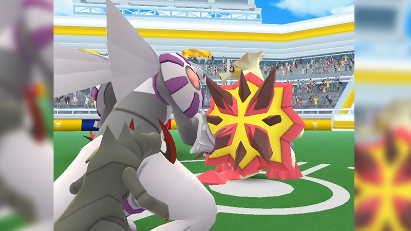 palkia vs turtonator weakness pokemon go raid