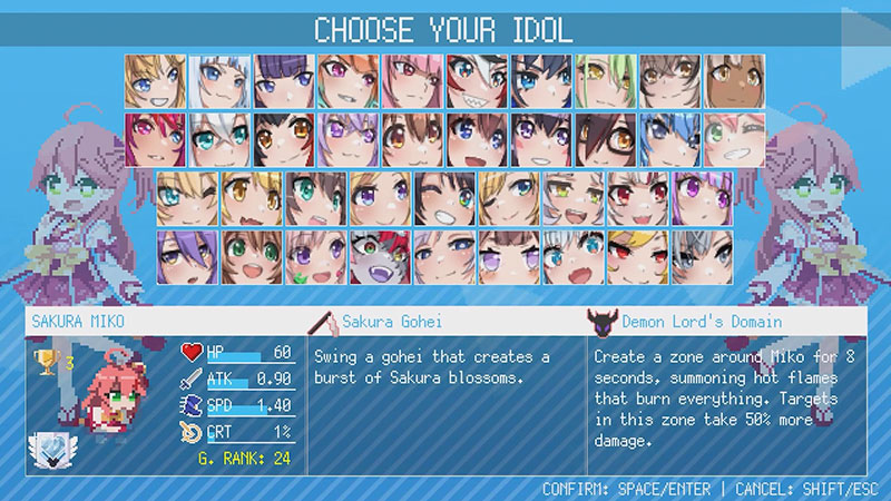 HoloCure: Best Sakura Miko Build for Endless Mode