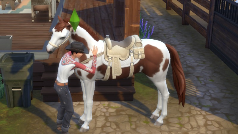 Horse care is a big feature of the new Sims 4 expansion.